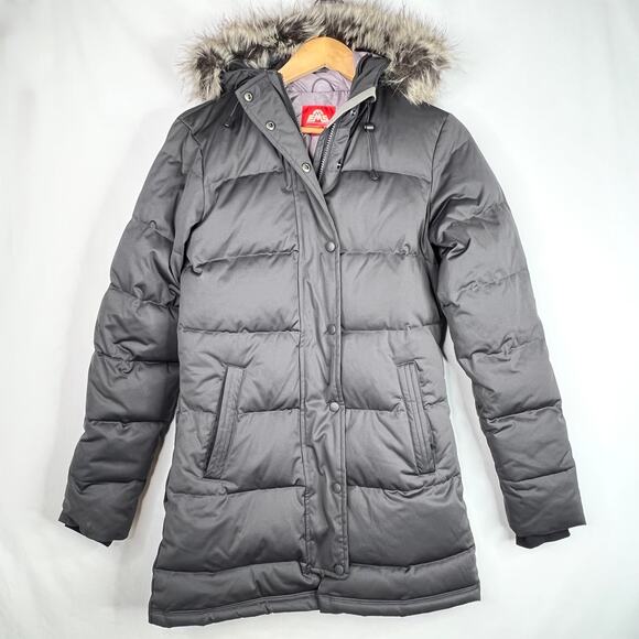 Eastern Mountain Sports Dark Grey Puff Winter Jacket XS - Picture 3 of 14